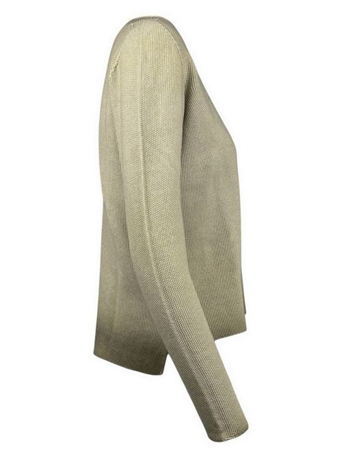 maglia donna grana di riso tortora A rovescio | W9000/2213